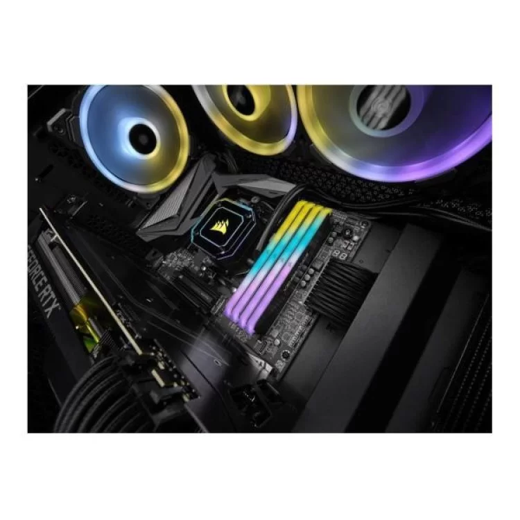 Модуль памяти для компьютера DDR5 64GB (2x32GB) 5600 MHz Vengeance RGB Black Corsair (CMH64GX5M2B5600C36) характеристики - фотография 7