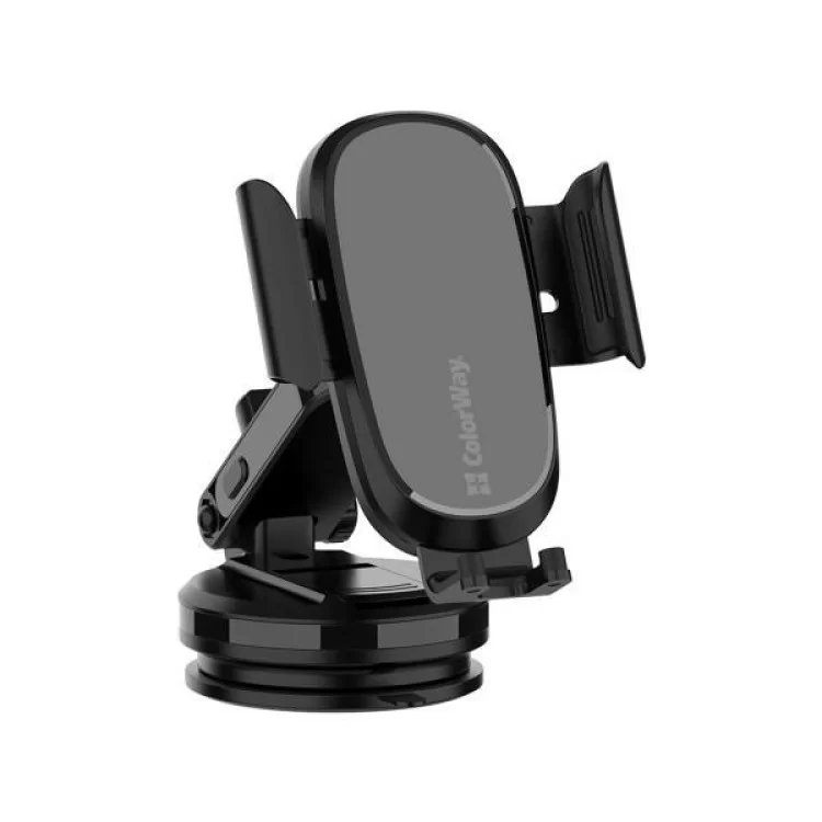 Зарядний пристрій ColorWay Dashboard Car Wireless Charger 15W Black (CW-CHAW037Q-BK) ціна 839грн - фотографія 2