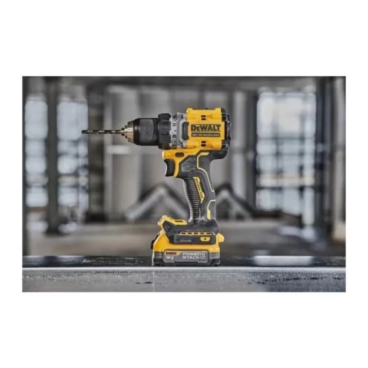 Шуруповерт DeWALT XR Li-Ion PowerStack 90 Нм, 18V 1x1.7Ah, кейс TSTAK (DCD800E1T) цена 16 899грн - фотография 2