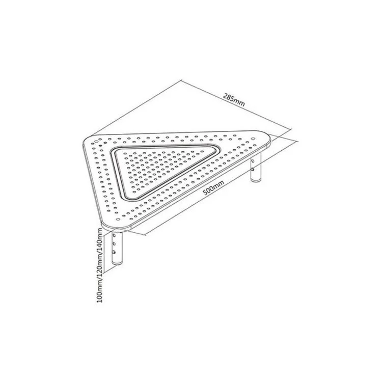 продаємо Підставка до монітора Gembird трикутний, метал (MS-TABLE-02) в Україні - фото 4