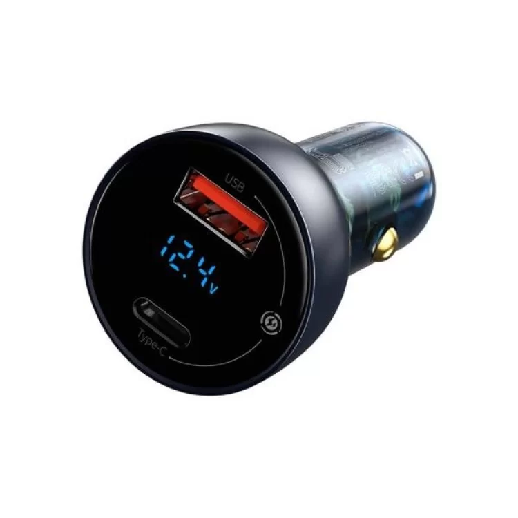 в продажу Зарядний пристрій Baseus Particular Digital Display QC+PPS Car Charger 65W Cable(Type-C toType-C100W 1m) USB-A/Type-C Dar (TZCCKX-0G) - фото 3