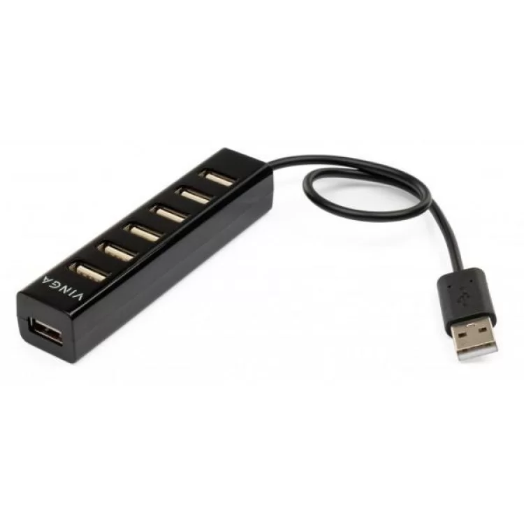 Концентратор Vinga USB2.0 to 7*USB2.0 HUB (VHA2A7) цена 389грн - фотография 2