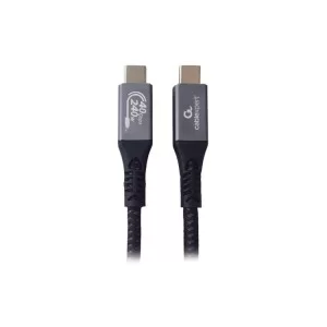 Дата кабель USB-C to USB-C 1.5m USB4 40Gbps/240W(48V5A)/8K60Hz Cablexpert (CCBP-USB4-CMCM240-1.5M)