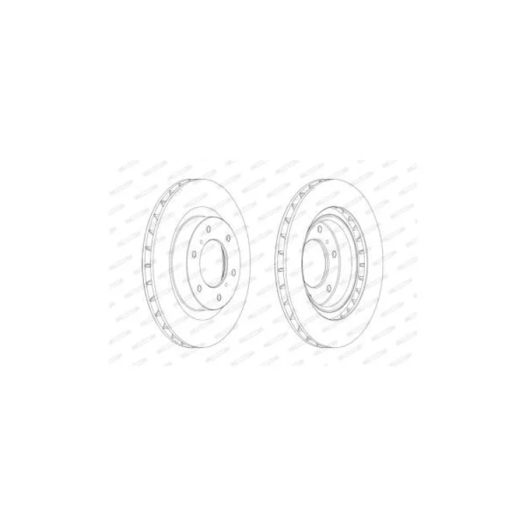 Гальмівний диск FERODO DDF1757C