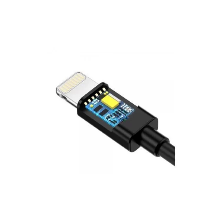 продаємо Дата кабель USB 2.0 AM to Lightning 1.8m 2.1A MFI Black Choetech (IP0027-BK) в Україні - фото 4