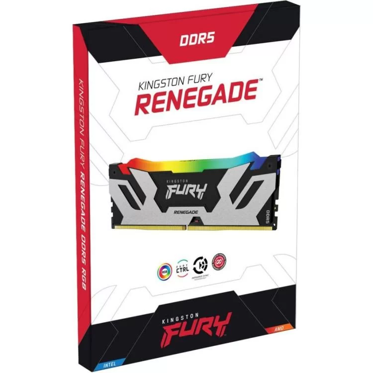 продаем Модуль памяти для компьютера DDR5 32GB 6400 MHz Renegade RGB XMP Kingston Fury (ex.HyperX) (KF564C32RSA-32) в Украине - фото 4