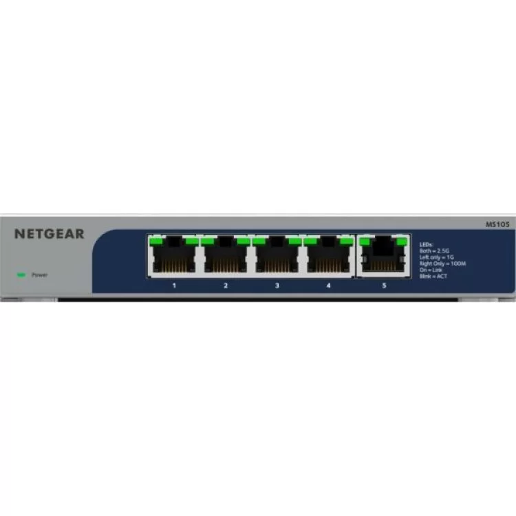 Комутатор мережевий Netgear MS105-100EUS ціна 19 114грн - фотографія 2