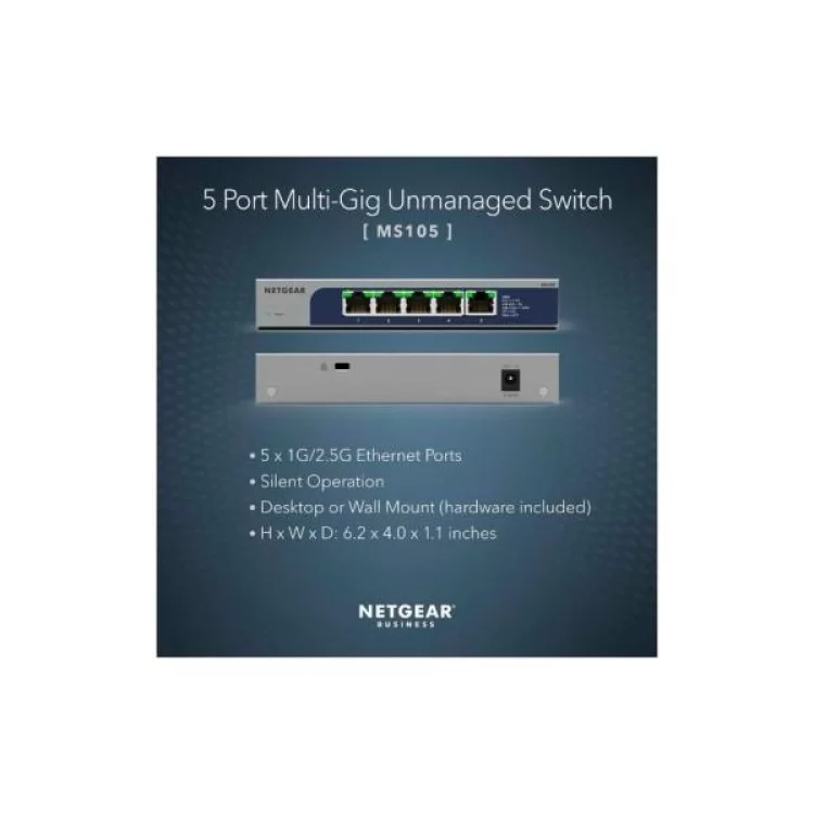 Комутатор мережевий Netgear MS105-100EUS огляд - фото 8