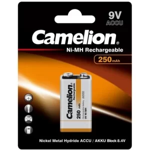 Акумулятор Крона 250mAh Ni-MH * 1 6F22-1BL Camelion (NH-9V250BP1)