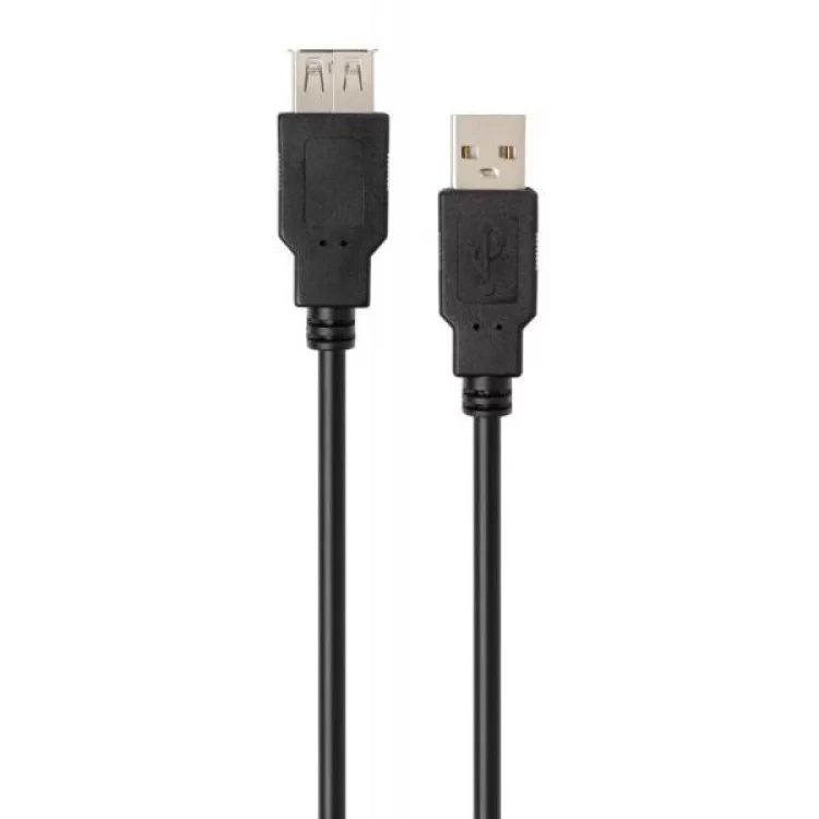 Дата кабель USB 2.0 AM/AF 1.8m Vinga (VCPUSBAMAF1.8BK) ціна 149грн - фотографія 2