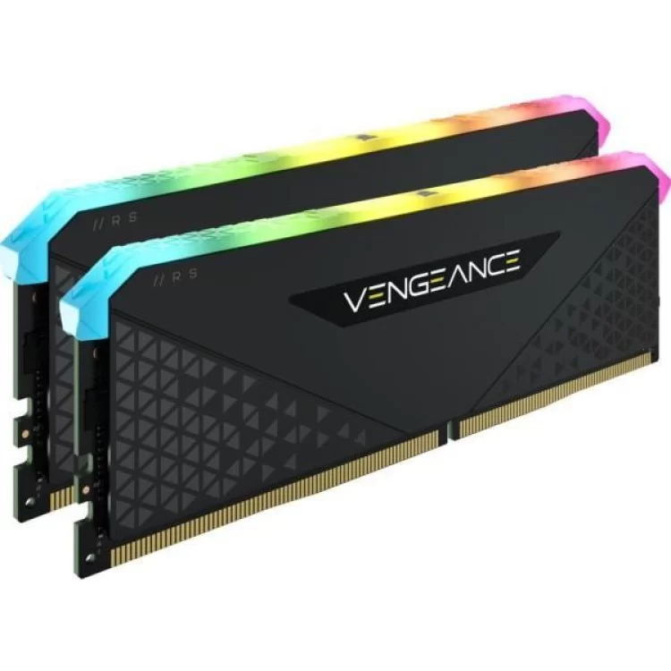 Модуль пам'яті для комп'ютера DDR4 64GB (2x32GB) 3600 MHz Vengeance RGB RS Corsair (CMG64GX4M2D3600C18) ціна 10 957грн - фотографія 2