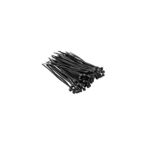 Стяжка Top Tools чорна, 2.5x100 мм, пластик, 100 шт. (44E956)