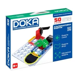 Конструктор DOKA електронний Альтернативна енергія (50 схем) (D70711)