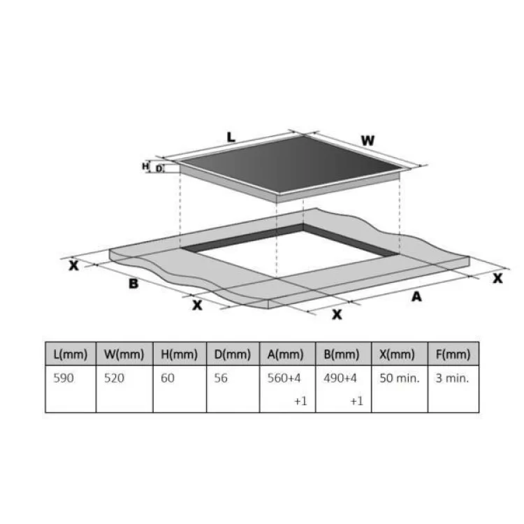Варочна поверхня Interline HIV 569 SIZ BA - фото 10