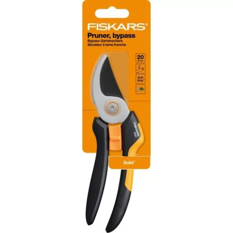 Секатор Fiskars Solid P 321, 26 см, 181гр (1057162) характеристики - фотографія 7