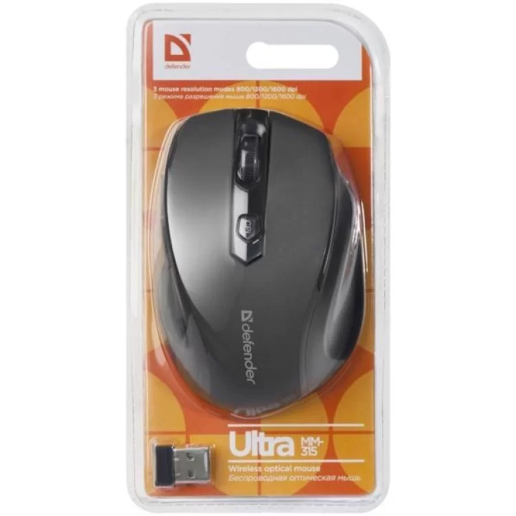 Мишка Defender Ultra MM-315 Wireless Black (52315) інструкція - картинка 6