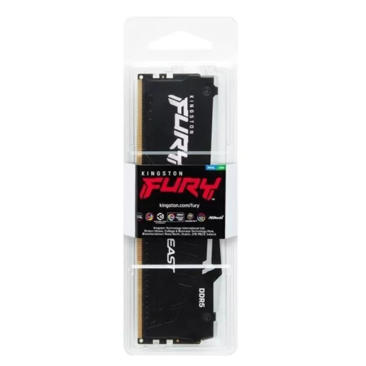 в продажу Модуль пам'яті для комп'ютера DDR5 32GB 4800 MHz Beast RGB Kingston Fury (ex.HyperX) (KF548C38BBA-32) - фото 3