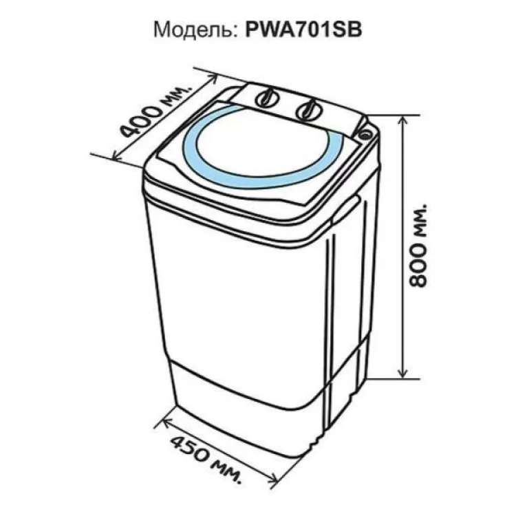 Пральна машина PRIME Technics PWA701SB - фото 11