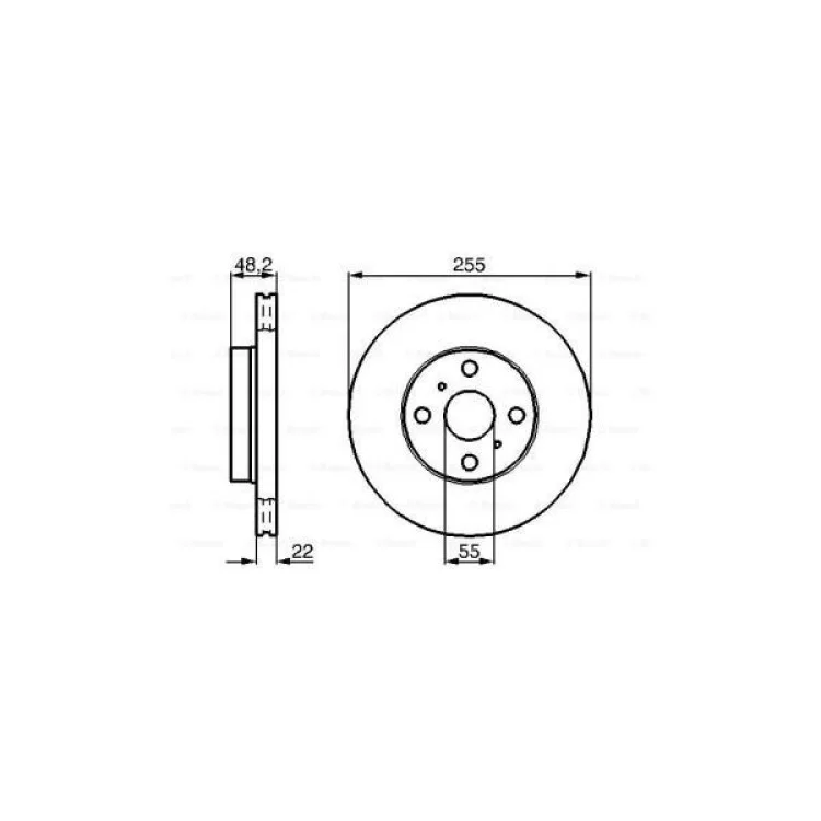 Тормозной диск Bosch 0 986 478 578 отзывы - изображение 5