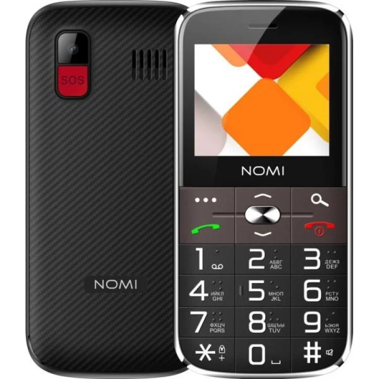 Мобільний телефон Nomi i220 Black ціна 1 484грн - фотографія 2