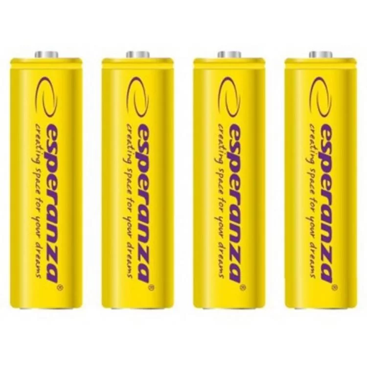 Аккумулятор Esperanza AA 2000mAh Ni-MH * 4 yellow (EZA104Y)