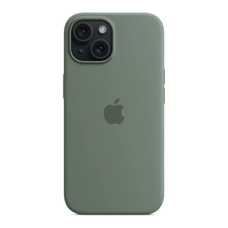 Чохол до мобільного телефона Apple iPhone 15 Silicone Case with MagSafe Cypress (MT0X3ZM/A) відгуки - зображення 5