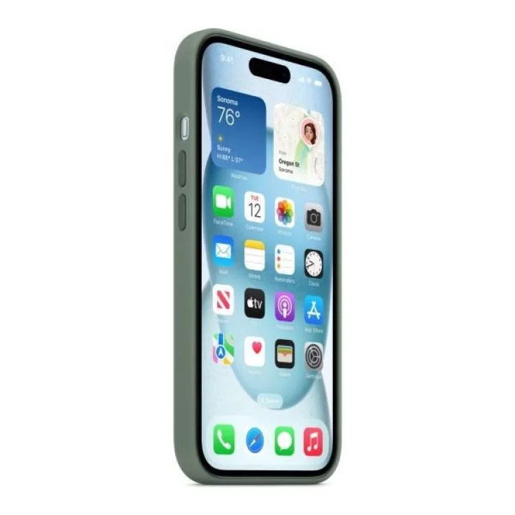 Чохол до мобільного телефона Apple iPhone 15 Silicone Case with MagSafe Cypress (MT0X3ZM/A) характеристики - фотографія 7