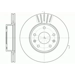 Тормозной диск REMSA 6670.10