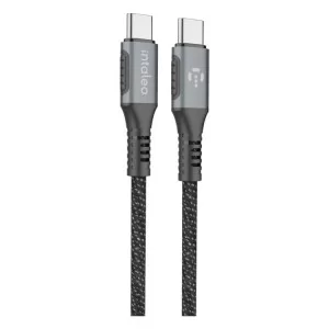Дата кабель USB-C to USB-C 1.2m CBGPD60WTT1 60W grey Intaleo (1283126518096)