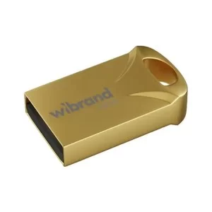 USB флеш накопичувач Wibrand 32GB Hawk Gold USB 2.0 (WI2.0/HA32M1G)