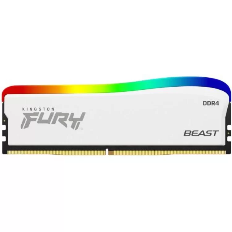 Модуль пам'яті для комп'ютера DDR4 32GB (2x16GB) 3600 MHz Beast White RGB SE Kingston Fury (ex.HyperX) (KF436C18BWAK2/32) ціна 7 172грн - фотографія 2