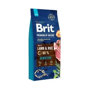 Сухой корм для собак Brit Premium Dog Sensitive Lamb 15 кг (8595602526642)
