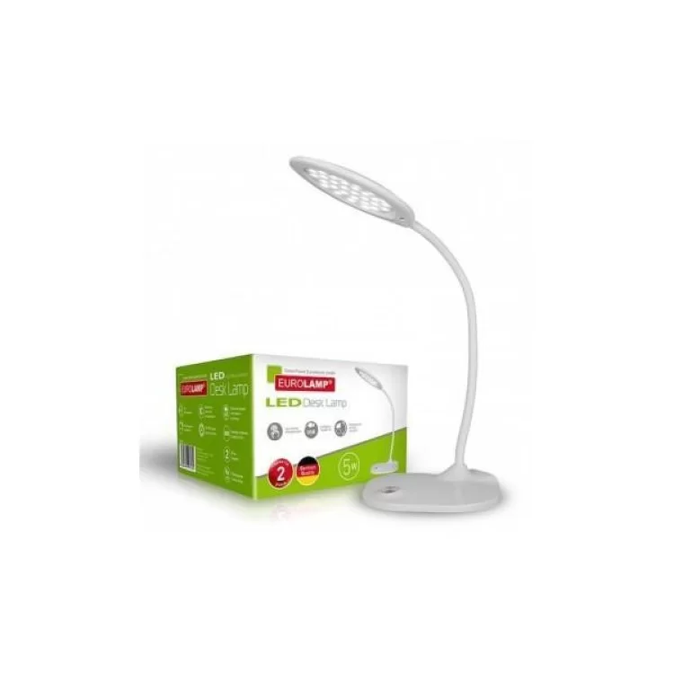 Настільна лампа Eurolamp 5W 5300-5700K (white) (LED-TLG-4(white)) ціна 974грн - фотографія 2