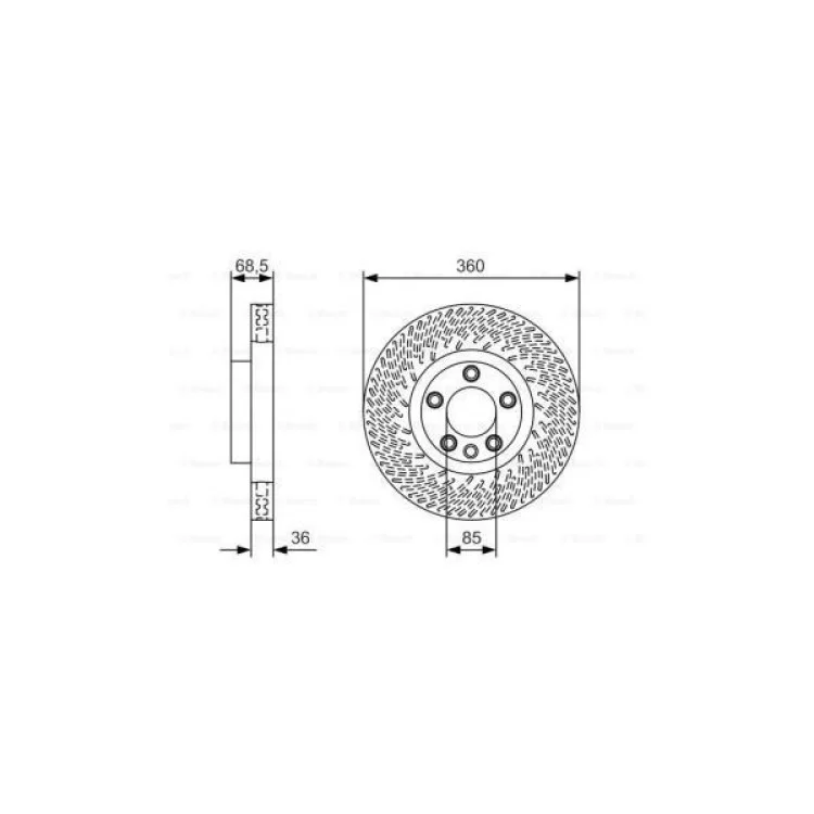 Гальмівний диск Bosch 0 986 479 B12 відгуки - зображення 5