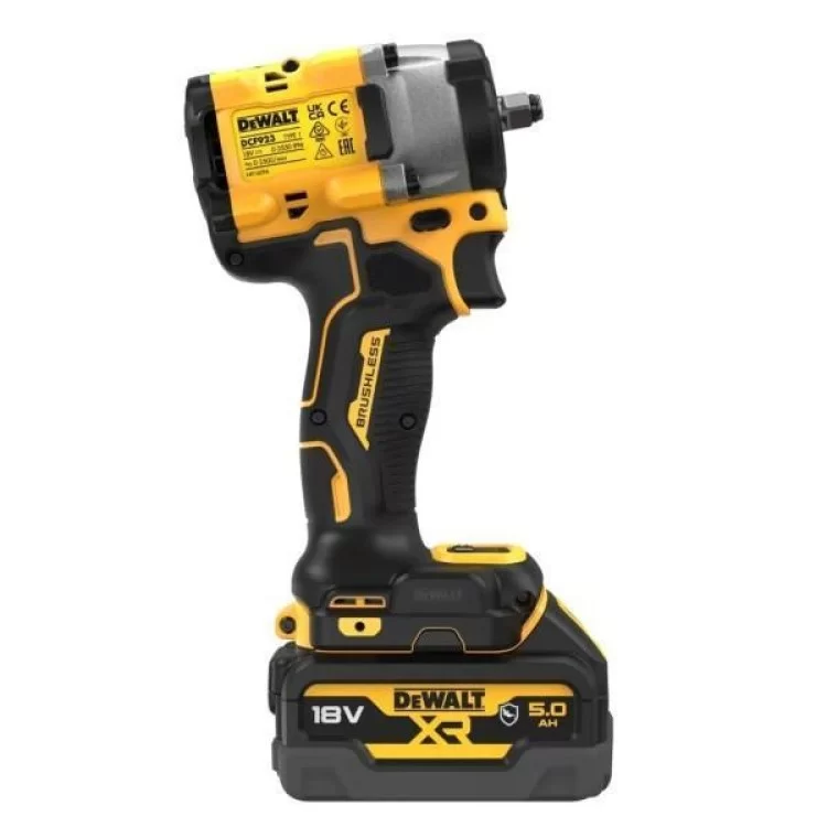 продаем Гайковерт DeWALT 18 В XR Li-lon,406 Нм, 5 Ah, 2 АКБ, ЗУ, TSTAK (DCF923P2G) в Украине - фото 4