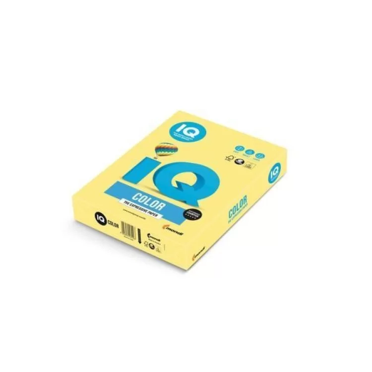 Бумага Mondi IQ color А4 trend, 80g 500sheets, Lemon yellow (ZG34/A4/80/IQ)