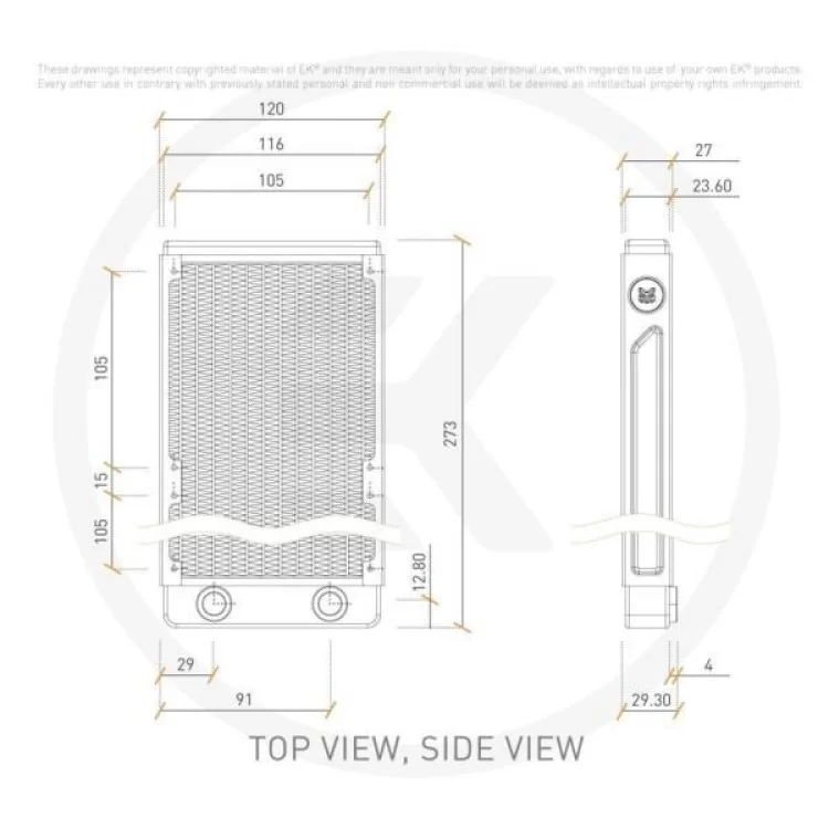 в продаже Радиатор охлаждения Ekwb EK-CoolStream SE 240 (Classic) (3831109817322) - фото 3