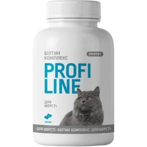 Витамины для кошек ProVET Profiline Биотин комплекс для шерсти 180 табл (4823082431618)