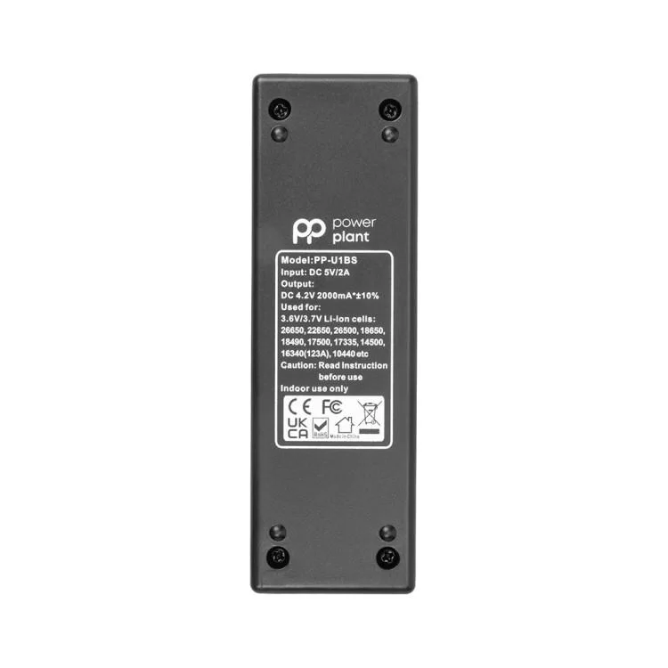 в продажу Зарядний пристрій для акумуляторів PowerPlant PP-U1BS (Li-ion / input DC 5V/2A) (AA620197) - фото 3