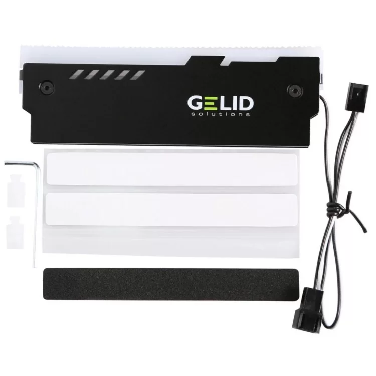 Охлаждение для памяти Gelid Solutions Lumen RGB RAM Memory Cooling Black (GZ-RGB-01) цена 1 036грн - фотография 2