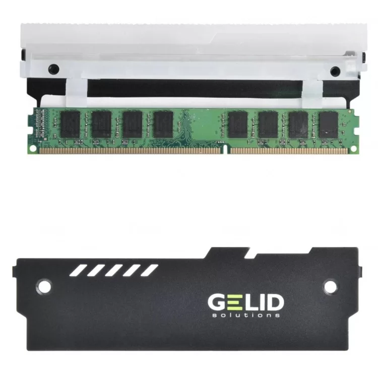 в продаже Охлаждение для памяти Gelid Solutions Lumen RGB RAM Memory Cooling Black (GZ-RGB-01) - фото 3