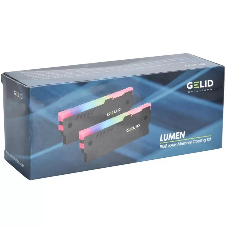 Охлаждение для памяти Gelid Solutions Lumen RGB RAM Memory Cooling Black (GZ-RGB-01) отзывы - изображение 5
