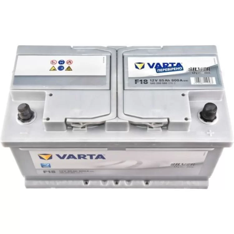 Акумулятор автомобільний Varta Silver Dynamic 85Аh (585200080) ціна 5 134грн - фотографія 2