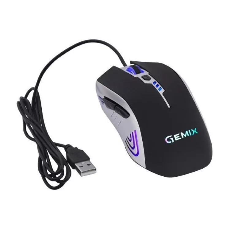 Мишка Gemix W100 USB Black/Gray + ігрова поверхня (W100Combo) інструкція - картинка 6