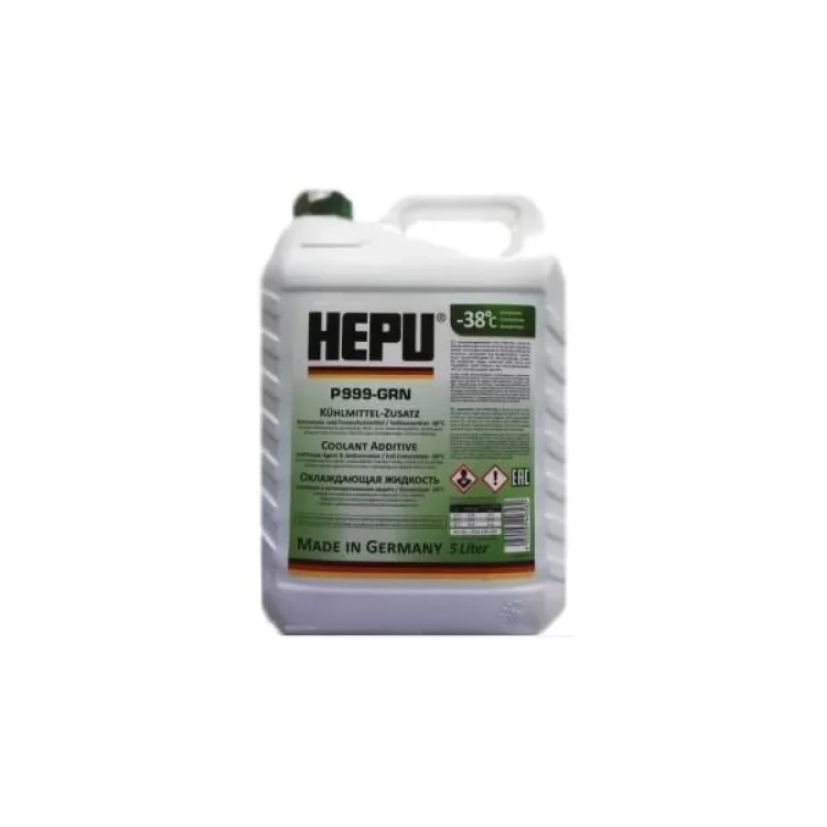 Антифриз HEPU концентрат зелений 5 л. (P999GRN005)