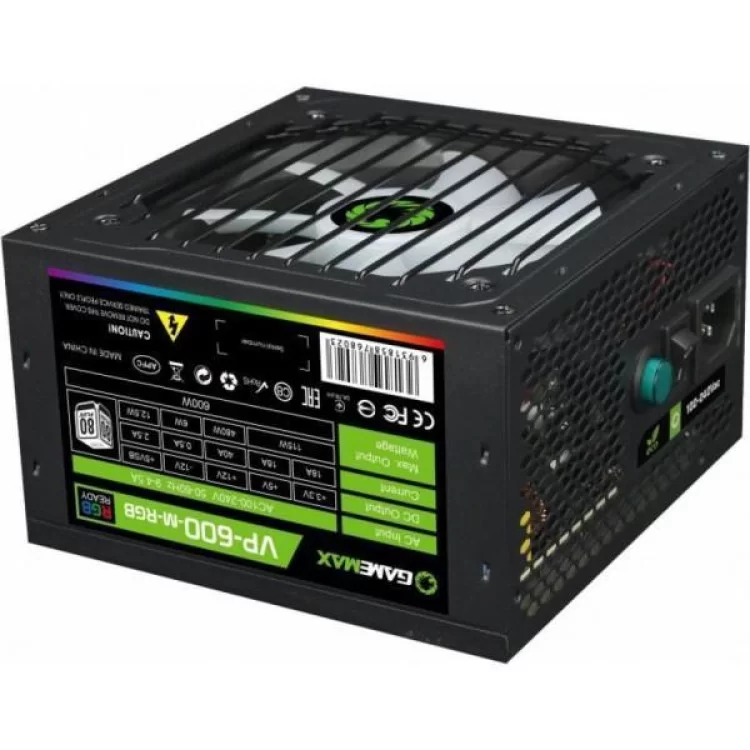 в продажу Блок живлення Gamemax 600W (VP-600-M-RGB) - фото 3