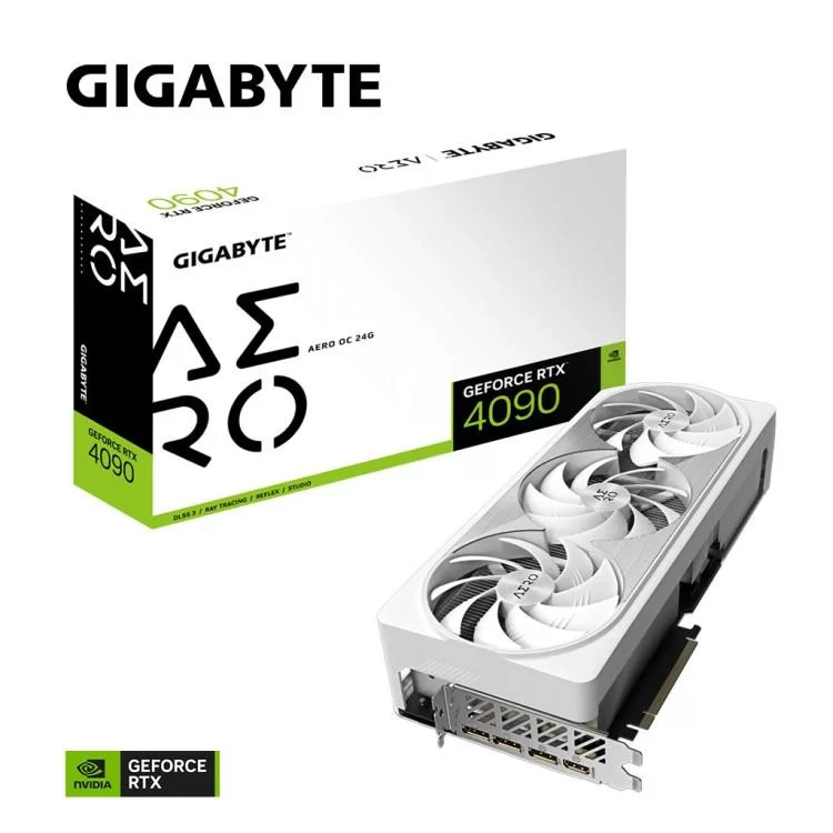 Видеокарта GIGABYTE GeForce RTX4090 24GB AERO OC (GV-N4090AERO OC-24GD) - фото 9