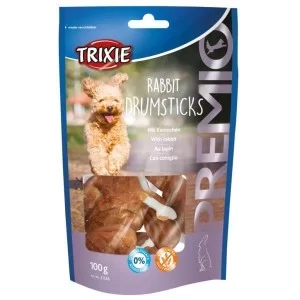 Ласощі для собак Trixie PREMIO Rabbit Drumsticks 100 г (4011905315461)