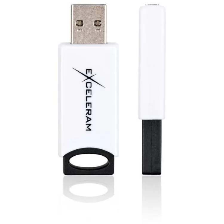 продаем USB флеш накопитель eXceleram 64GB H2 Series White/Black USB 2.0 (EXU2H2W64) в Украине - фото 4