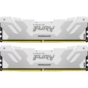 Модуль пам'яті для комп'ютера DDR5 32GB (2x16GB) 7600 MHz Renegade White XMP Kingston Fury (ex.HyperX) (KF576C38RWK2-32)